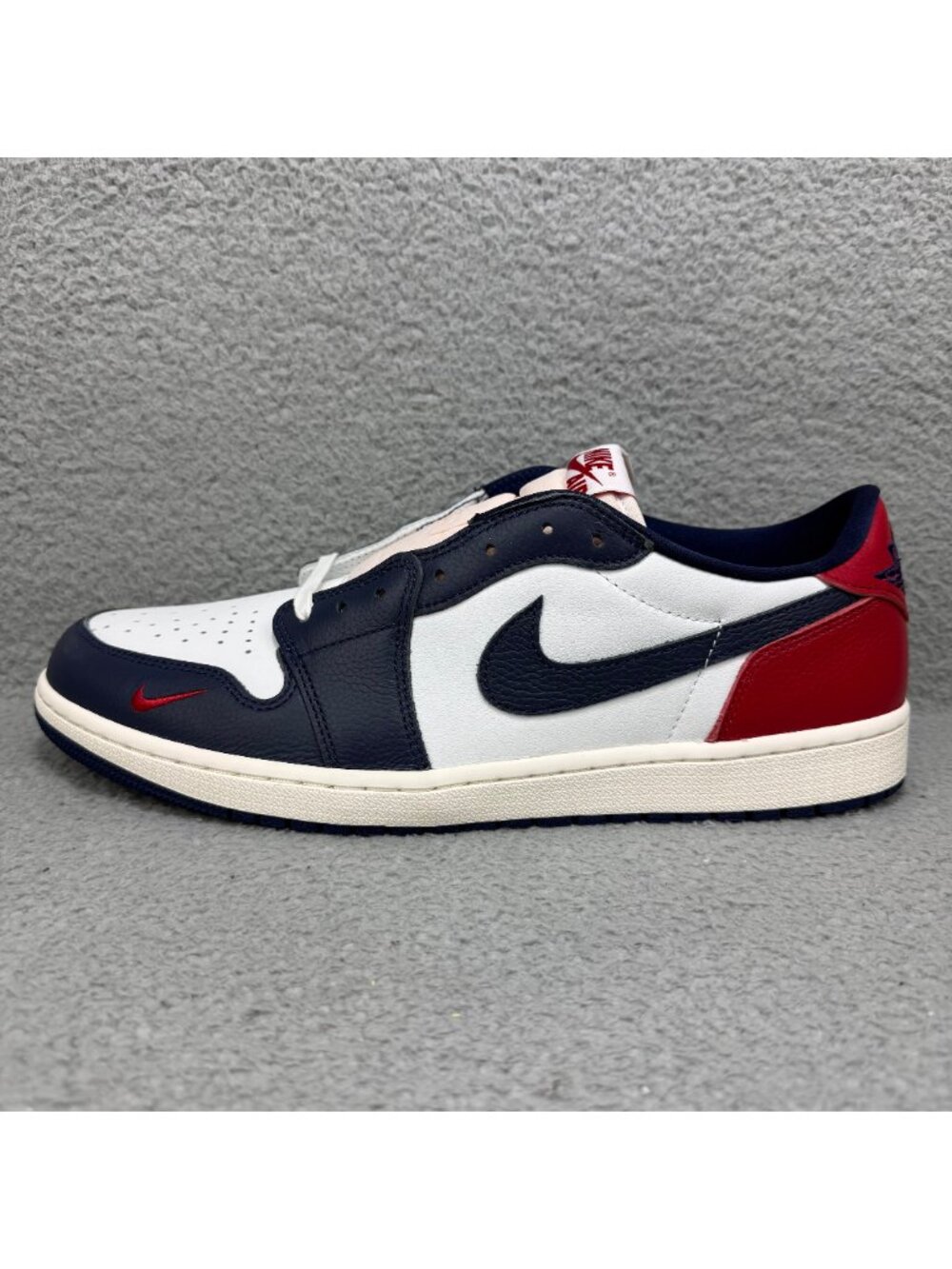 Jordan 1 Low Mens 14 Shoes Howard University Nike Air Retro OG 2024 Sneakers - Picture 2 of 10